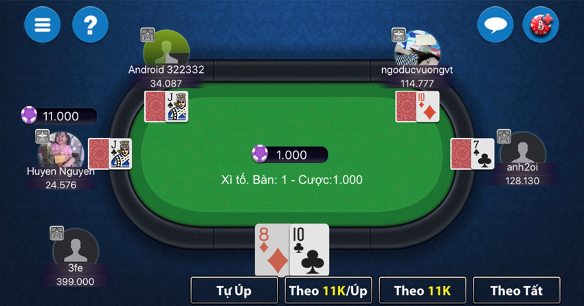 2 kỹ năng quan trọng nhất trong game đánh bài Xì tố