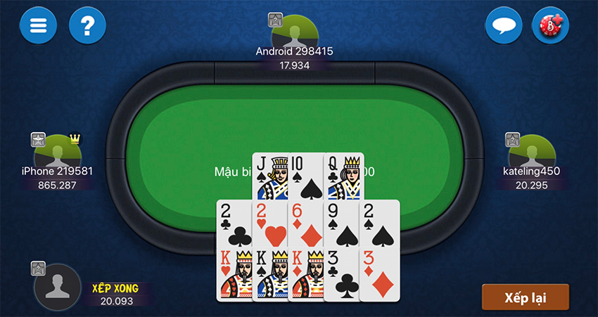 4 tuyệt chiêu đánh bài Mậu binh cho ma mới