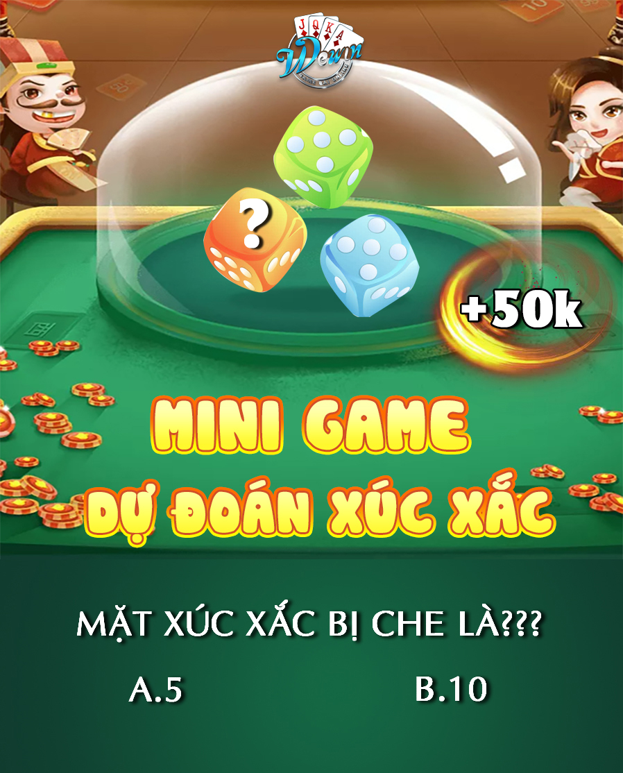[MINI GAME] DỰ ĐOÁN XÚC XẮC 